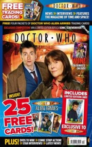 Who Mag 414 Limited Edition 10th Dr Card and 4 free packs!